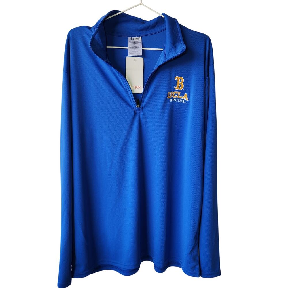 Hanes mens Large UCLA BRUINS Authentic 100%polyester cutter & bucket